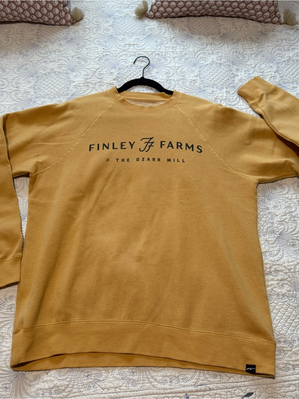 Finley Farms Mustard Crewneck Sweatshirt